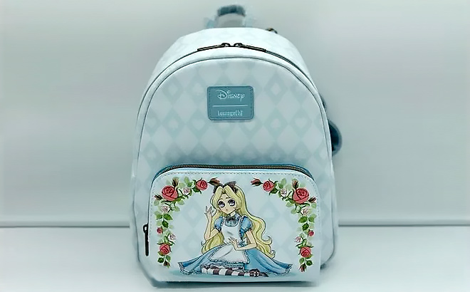 Loungefly Disney Alice In Wonderland Roses Mini Backpack