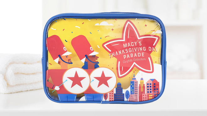 Macys Thanksgiving Day Parade Confetti Collection Cosmetic Bag