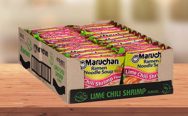 Maruchan Ramen Lime Chili Shrimp Flavor 24 Pack