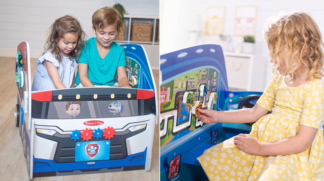 Melissa Doug PAW Patrol Activity Center with Kids Playing