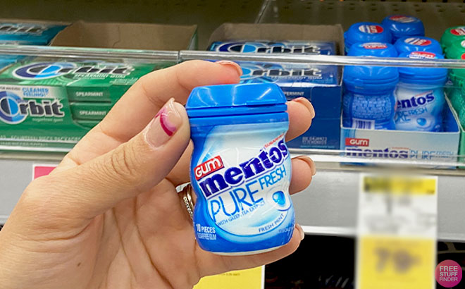 Mentos Fresh Mint Gum 2 Mentos Fresh Mint Gum 2
