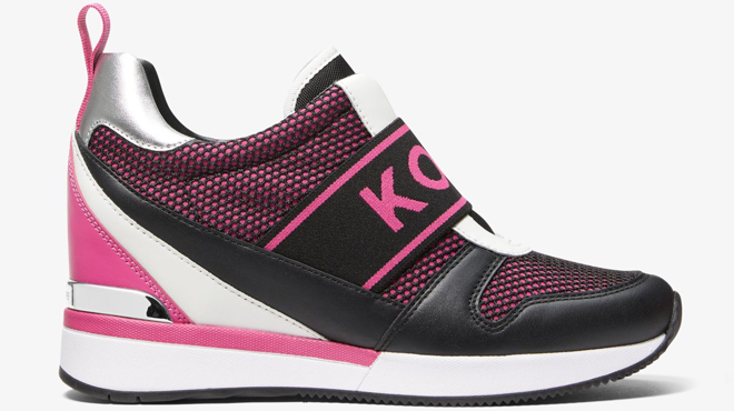 Michael Kors Maven Mixed Media Slip On Trainers Michael Kors Maven Mixed Media Slip On Trainers