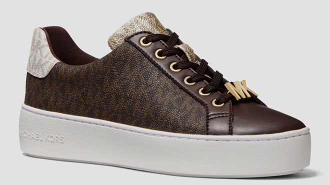Michael Kors Poppy Color Block Logo Sneaker