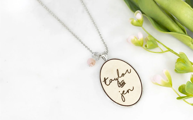 Mothers Loved Ones Pendant Necklace