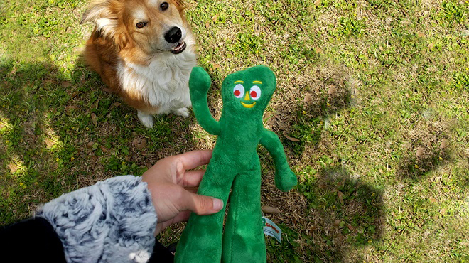 Multipet Gumby Plush Dog Toy 1