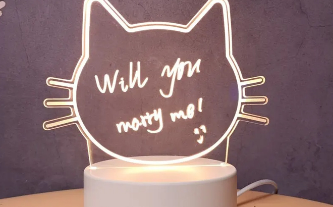 My Lighted Note LED Lamp