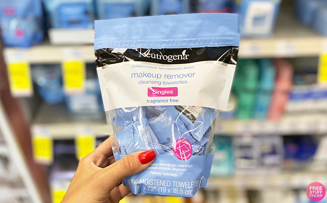 Neutrogena Makeup Remover Facial Cleansing Towelette Singles 1