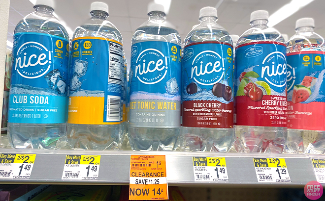 Nice Diet Tonic Water 1 Liter on shelf