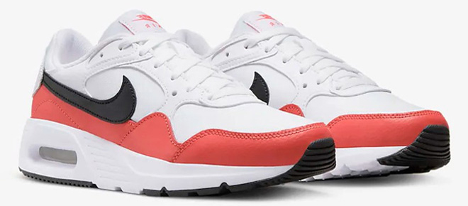 Nike Air Max SC Womens Shoes on a Gray Background