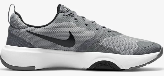 Nike City Rep TR Mens Shoes in Grey on a Grey Background