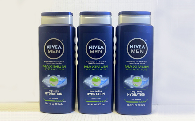 Nivea Men Body Wash 3 Pack Nivea Men Body Wash 3 Pack