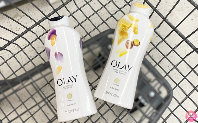 Olay Age Defying Body Wash with Vitamin E Unscented and Olay Ultra Moisture Body Wash Shea Butter