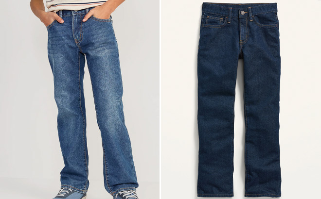 Old Navy Boys Wow Straight Non Stretch Jeans