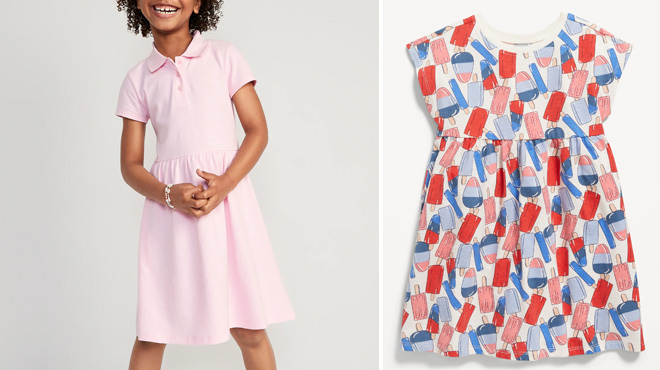 Old Navy Girls Fit Flare Dress