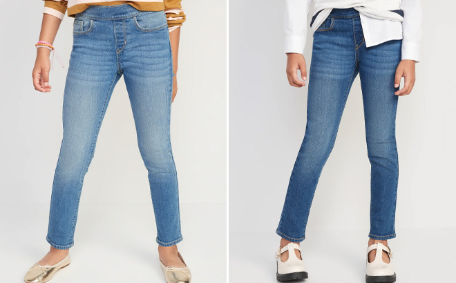 Old Navy Girls Wow Skinny Pull On Jeans