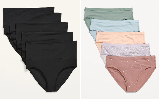 Old Navy Maternity 5 Pack Hipster Undies and High Waist Bikini Undies Old Navy Maternity 5 Pack Hipster Undies and High Waist Bikini Undies