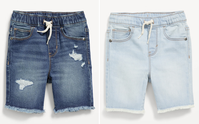 Old Navy Toddler Unisex Stretch Pull On Jean Shorts