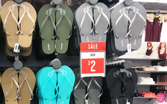 Old Navy Womens Flip Flops in Various Colors