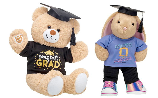 Online Exclusive Cuddly Brown Bear Congrats Grad Gift Set and 22Welcome to the Real World22 Pawlette Gift Set