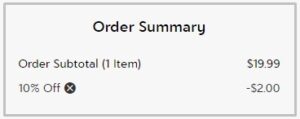 Order Summary For Zulily