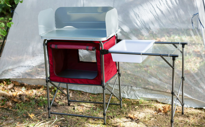 Ozark Trail Camping Table Outdoor Setup