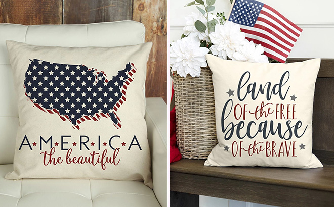Patriotic Pillow Covers