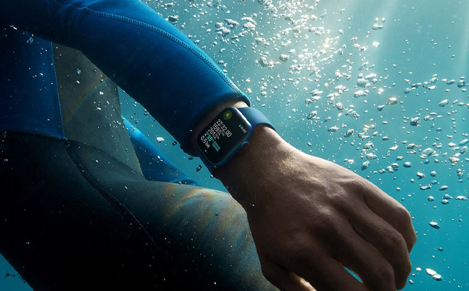 Person Wearing Apple Watch Series 7 GPS Plus Cellular
