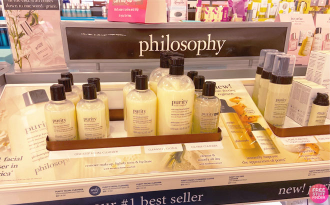 Philosophy Purity Products Shelf Overview at ULTA Philosophy Products Shelf Overview