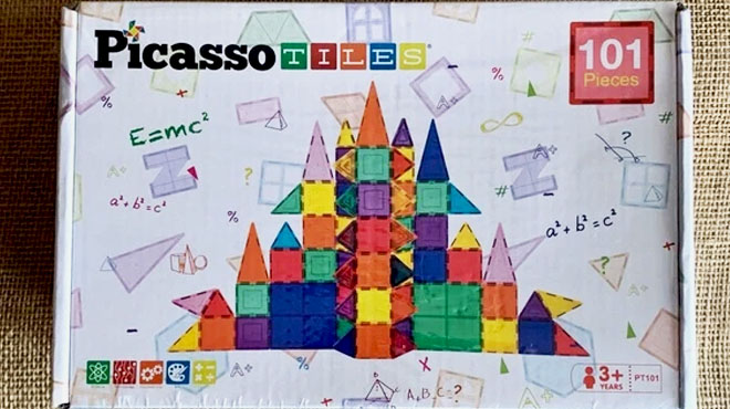 PicassoTiles Mini Magnetic Building Set 101 Piece PicassoTiles Mini Magnetic Building Set 101 Piece