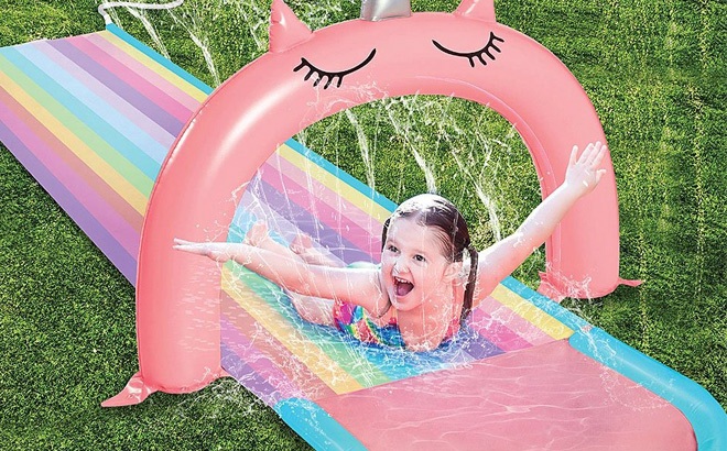 Pink Unicorn Splash N Slide Sprinkler Pink Unicorn Splash N Slide Sprinkler