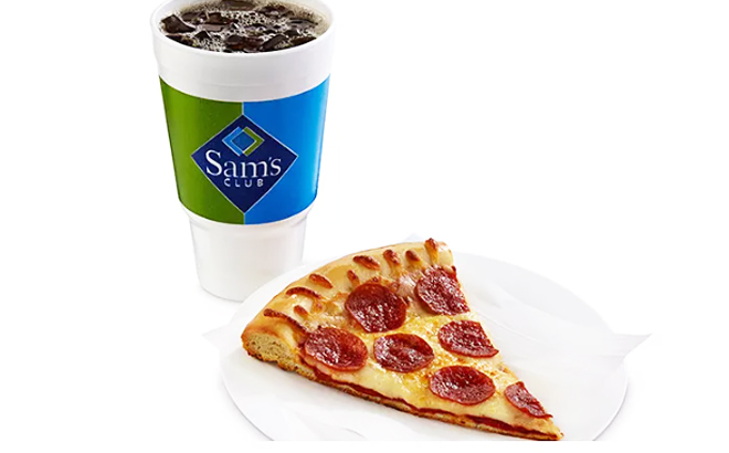 Pizza and soda combo Pizza and soda combo