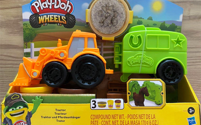Play Doh Wheels Tractor Farm Truck Toy
