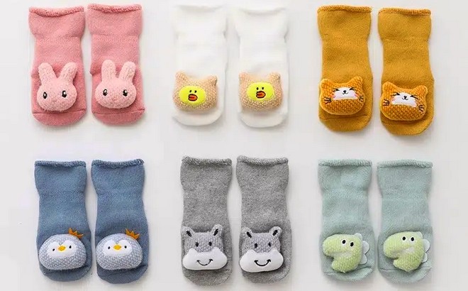 Plush Non Slip Baby Socks
