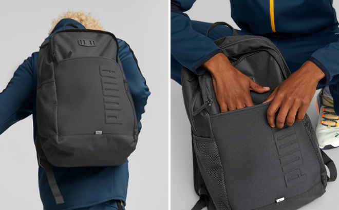 Puma S Backpack On a Model