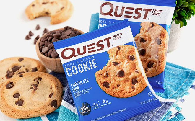 Quest Chocolate Chip Protein Cookie 12 count
