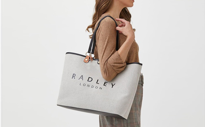 Radley London Addison Gardens Large Open Tote On A Model