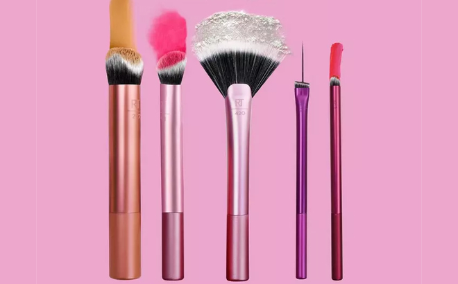 Real Techniques 5-Piece Brush Set $9.99  Free Stuff Finder