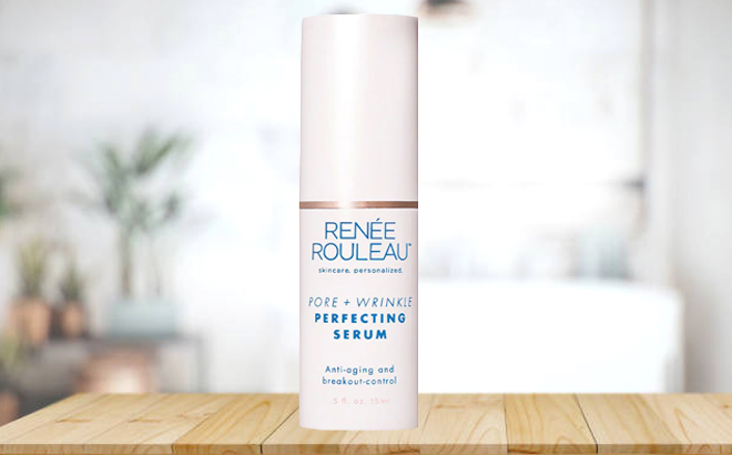 Renee Rouleau Pore Wrinkle Perfecting Serum on a Table