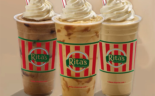 Ritas Italian Ice New Frozen Coffees in Three Flavors