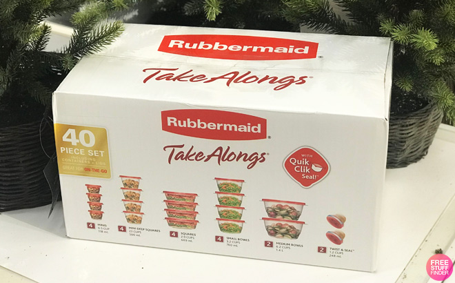 Rubbermaid TakeAlongs Containers 40 Piece Set Rubbermaid TakeAlongs Containers 40 Piece Set