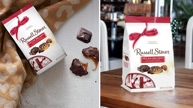 Russell Stover Pecan Delight Milk Chocolate Covered Candy