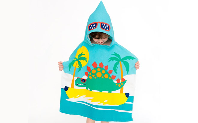 Safdie Co Inc Dinosaur Boat Hooded Beach Towel