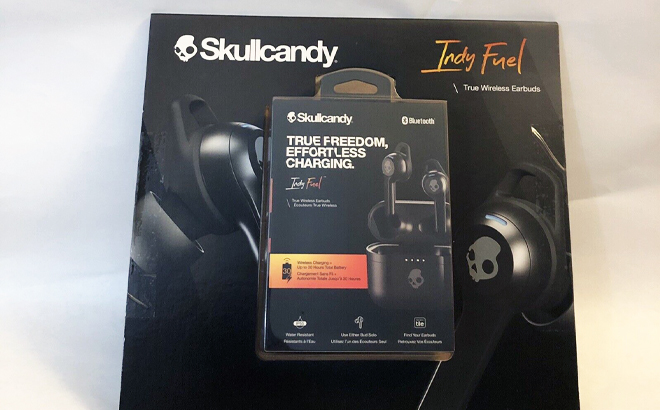 Skullcandy Indy Fuel Wireless Earbuds Packaging