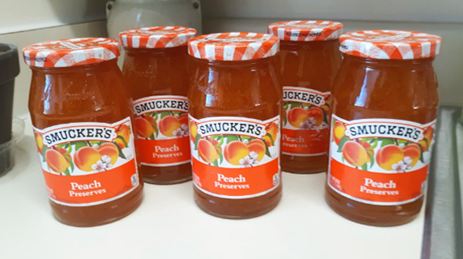 Smuckers Peach Preserve 6 Pack