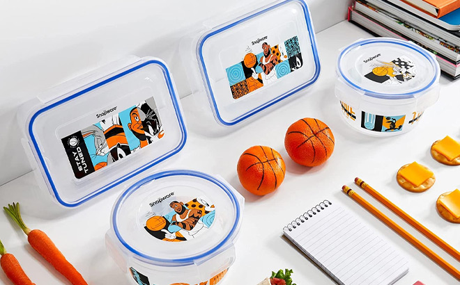 Snapware 8 Pc Plastic Food Storage Container Set Snapware 8 Pc Plastic Food Storage Container Set