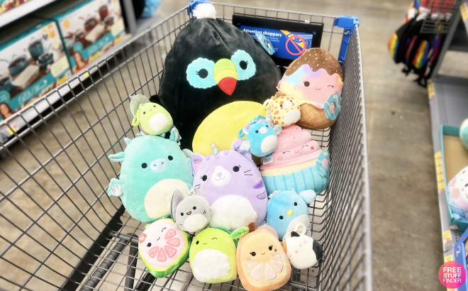 Squishmallow Plushies in Cart