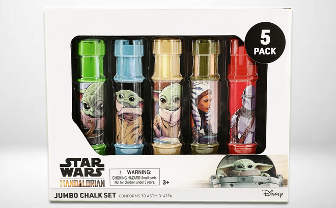 Star Wars 10 Pc Jumbo Chalk Set in a Box