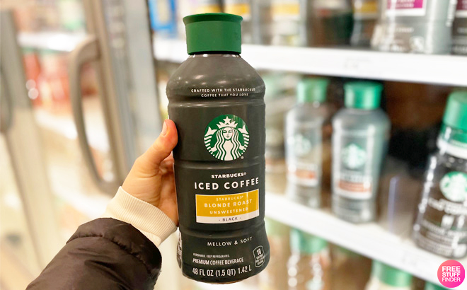 Starbucks Unsweetened Blonde Roast Iced Coffee 48 oz