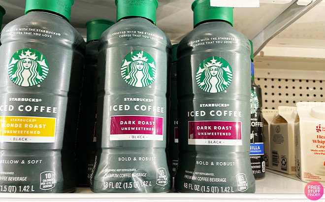 Starbucks Unsweetened Dark Roast Iced Coffee 48 Ounce