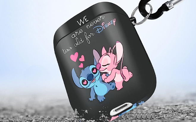 Stitch and Angel AirPods Case Protective Cover